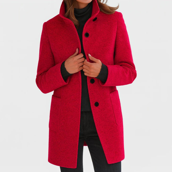 Joséphine™ | Manteau élégant et confortable à col montant