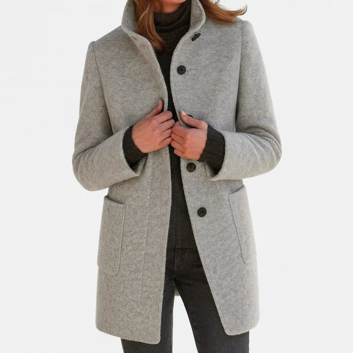Joséphine™ | Manteau élégant et confortable à col montant