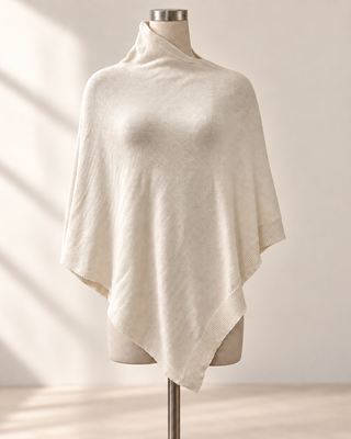 Céleste™ poncho asymétrique en maille fine