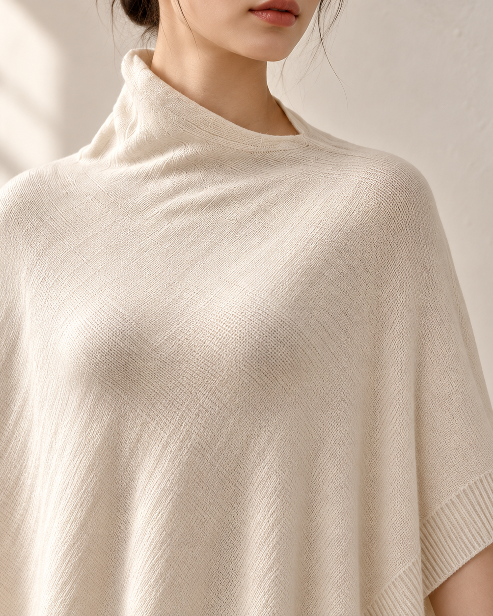 Céleste™ poncho asymétrique en maille fine