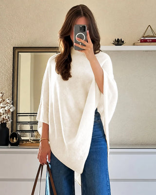 Céleste™ poncho asymétrique en maille fine