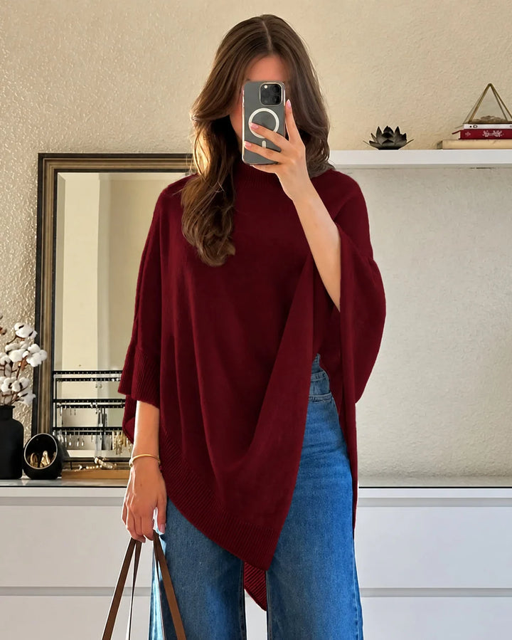 Céleste™ poncho asymétrique en maille fine