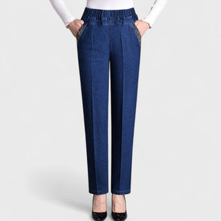 Mira™ | Jean droit à taille élastique