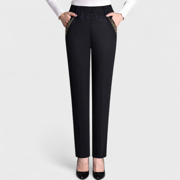 Mira™ | Jean droit à taille élastique