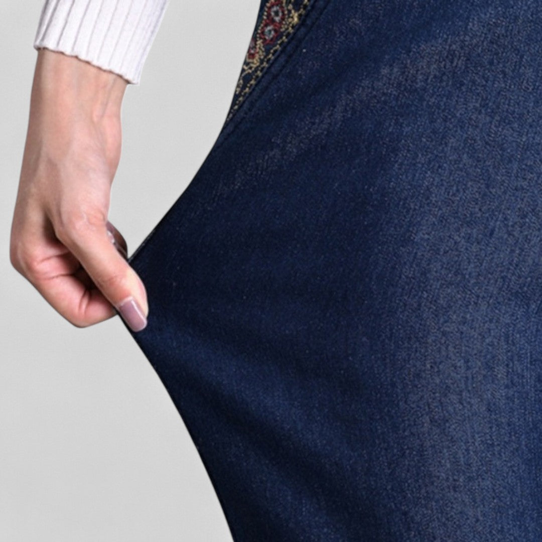 Mira™ | Jean droit à taille élastique