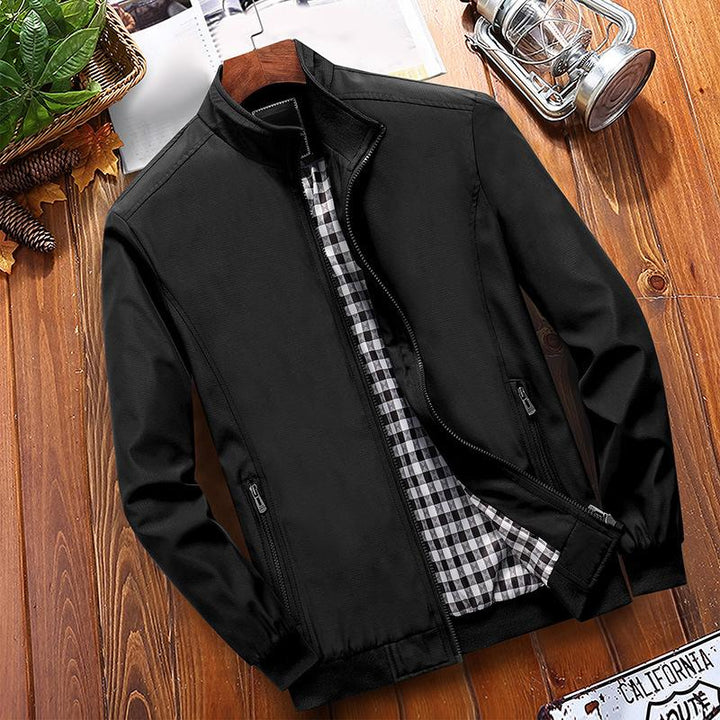 Veste classique pour hommes avec col montant