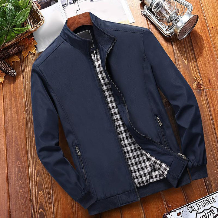 Veste classique pour hommes avec col montant