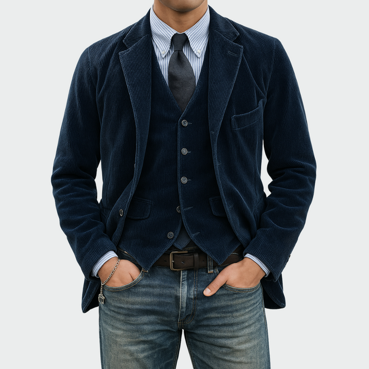 Victor™ | Veste de costume élégante et gilet