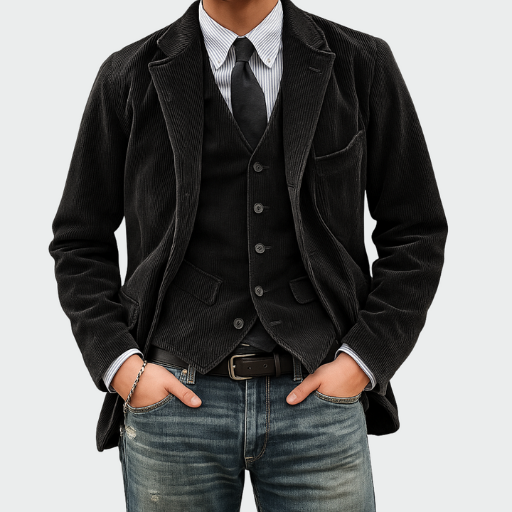 Victor™ | Veste de costume élégante et gilet