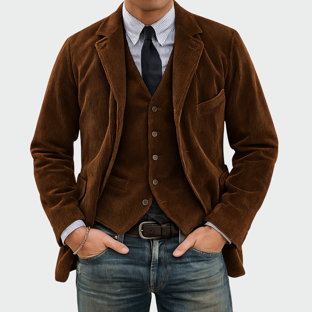 Victor™ | Veste de costume élégante et gilet