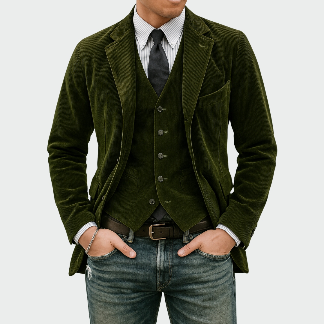 Victor™ | Veste de costume élégante et gilet