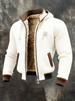 Laluna® | Veste Retro avec Capuche et Fermeture Éclair