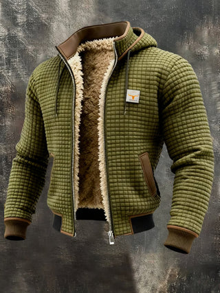 Laluna® | Veste Retro avec Capuche et Fermeture Éclair