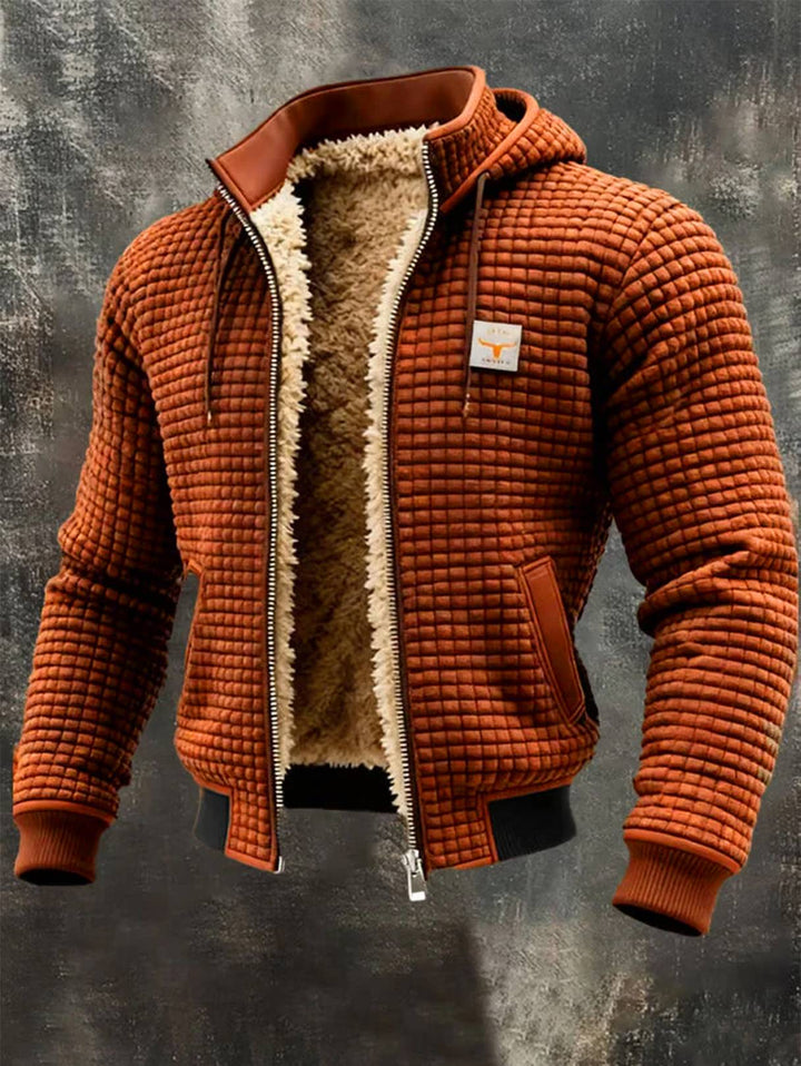 Laluna® | Veste Retro avec Capuche et Fermeture Éclair